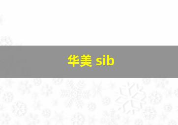 华美 sib